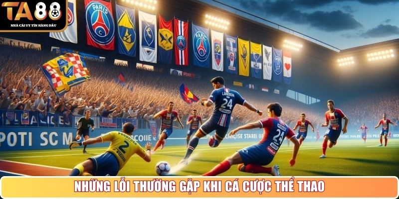 Những lỗi thường gặp khi tham gia cá cược thể thao