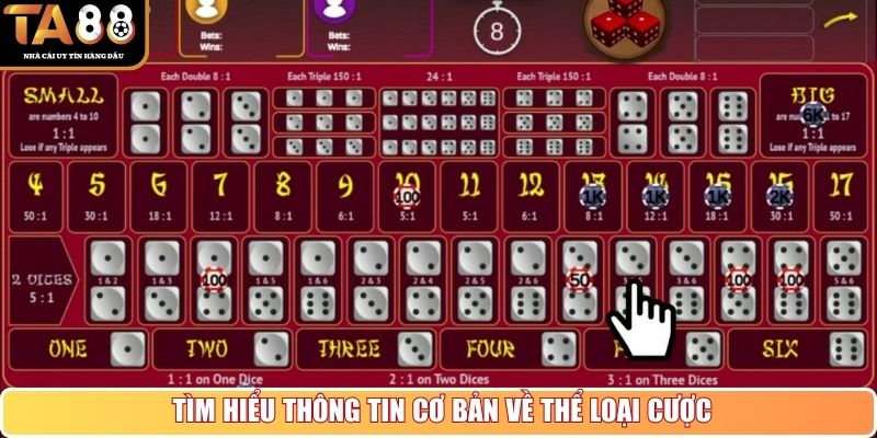  Tìm hiểu thông tin cơ bản về thể loại cược